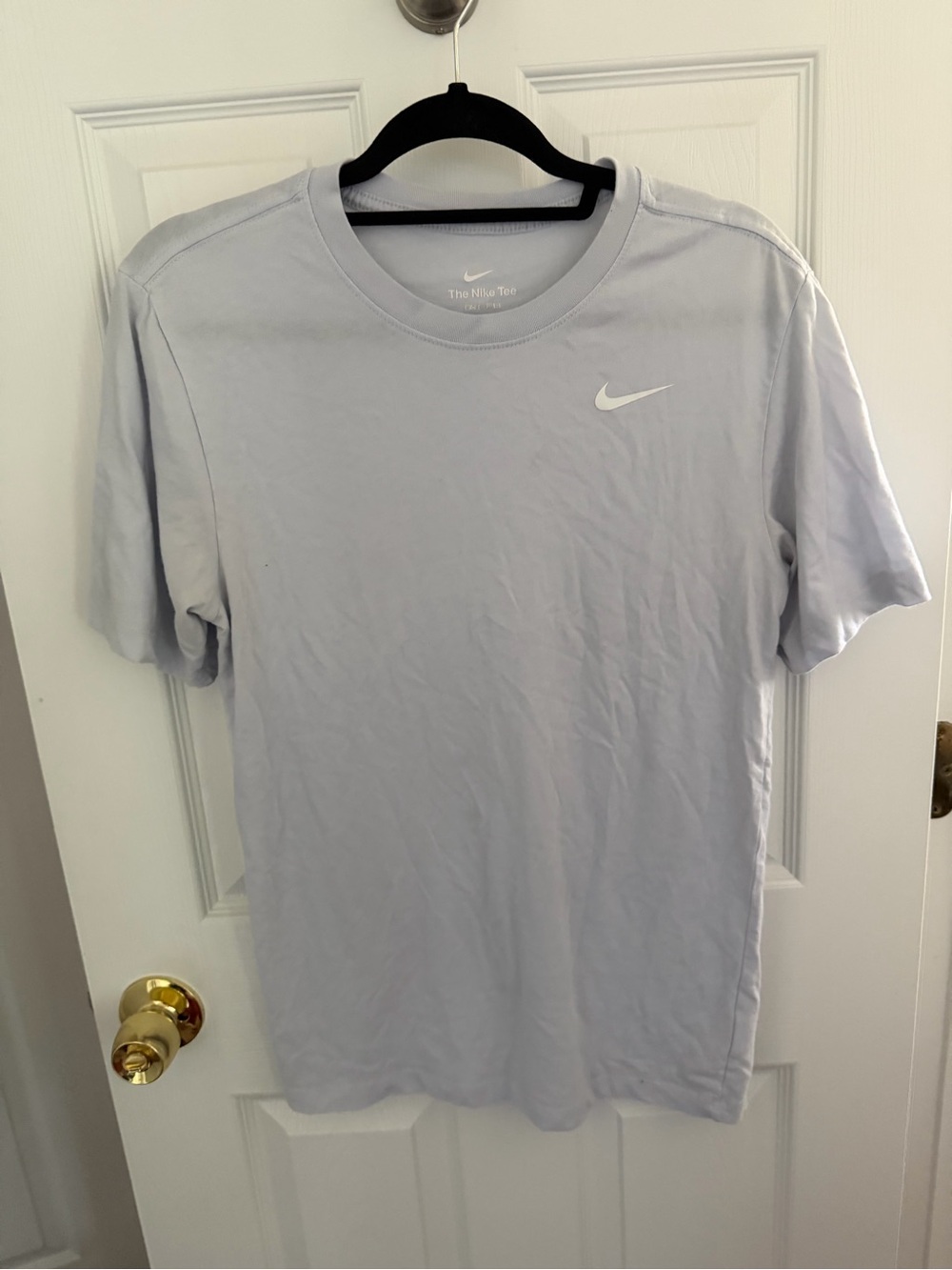 Nike Dri-FIT Men's Fitness T-Shirt Light Gray Size Small